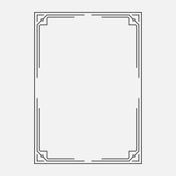 Frame Vector, original design vector image, decorative ornamental frame, original design drawing of a control panel stock illustrations