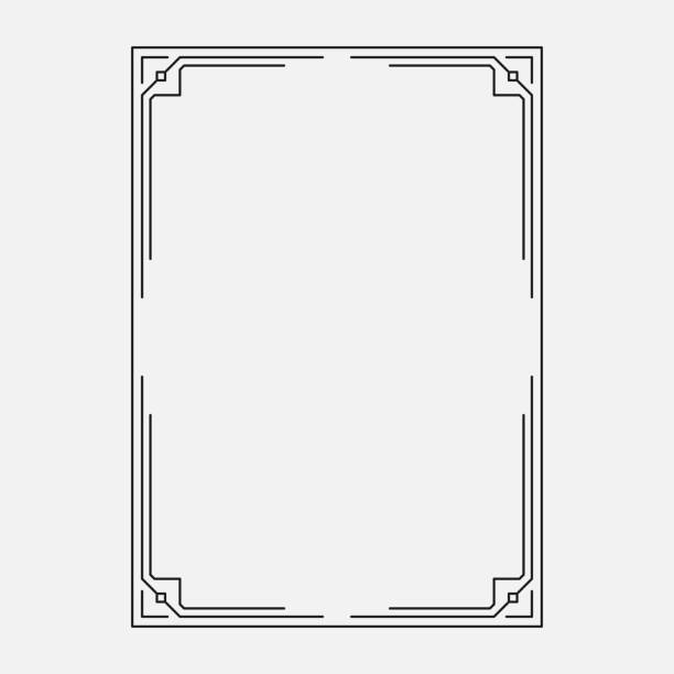 Frame Vector, original design vector image, decorative ornamental frame, original design people borders stock illustrations