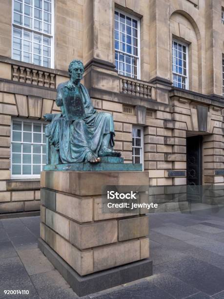 David Hume Statue Edinburgh Stock Photo - Download Image Now - David Hume - Philosopher, Architecture, Capital Cities