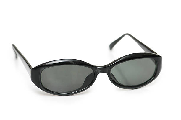 istock Black sunglasses isolated on the  background 92001687
