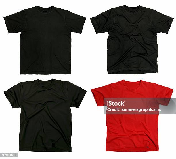 Vuoto Tshirt - Fotografie stock e altre immagini di Maglietta - Maglietta, Modello - Mezzo d'informazione, Rosso