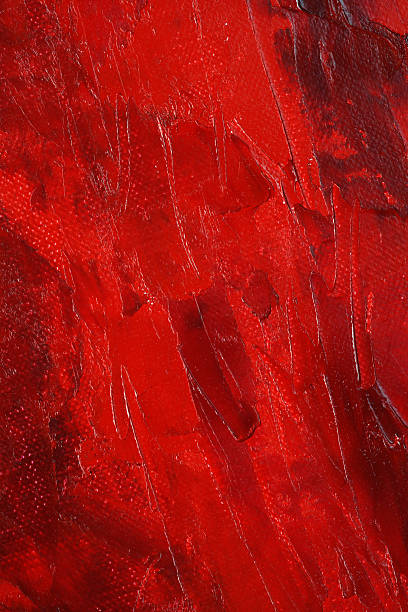 Red paint abstract stock photo