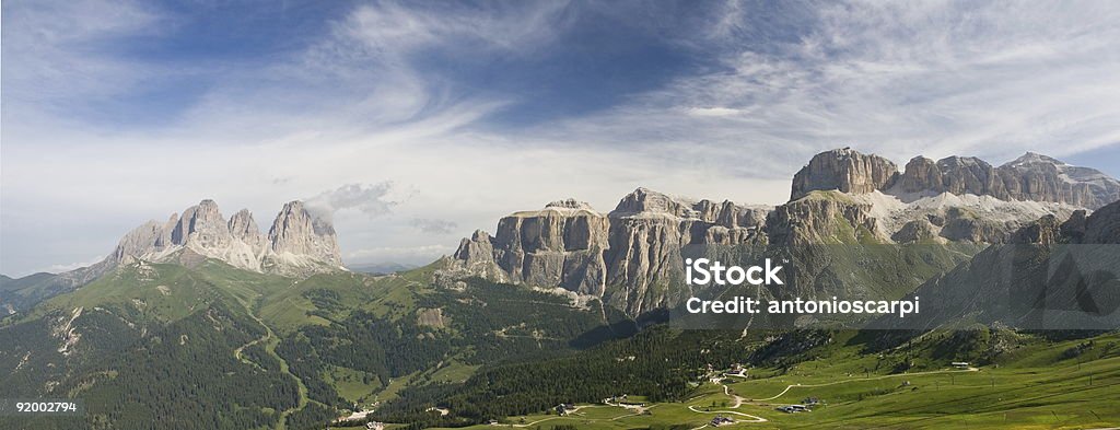 panorama des Dolomites - Photo de Alpes européennes libre de droits