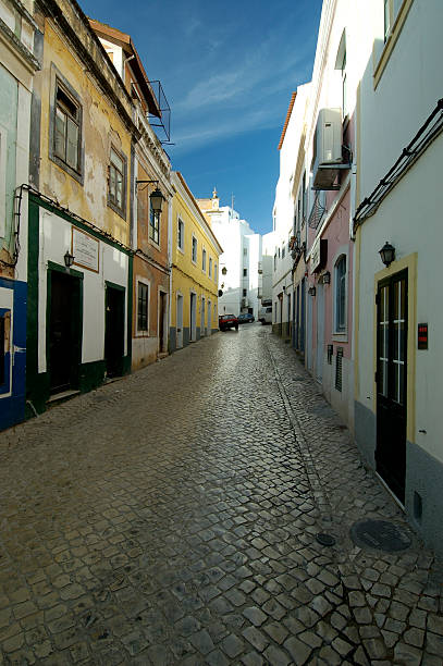 istock Empty street  in Portuguese city 92002814