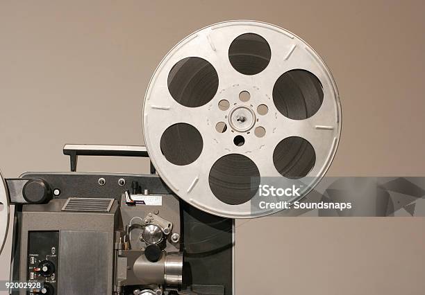 Projetor De Cinema Lado Plano - Fotografias de stock e mais imagens de Antigo - Antigo, Aprender, Conselho