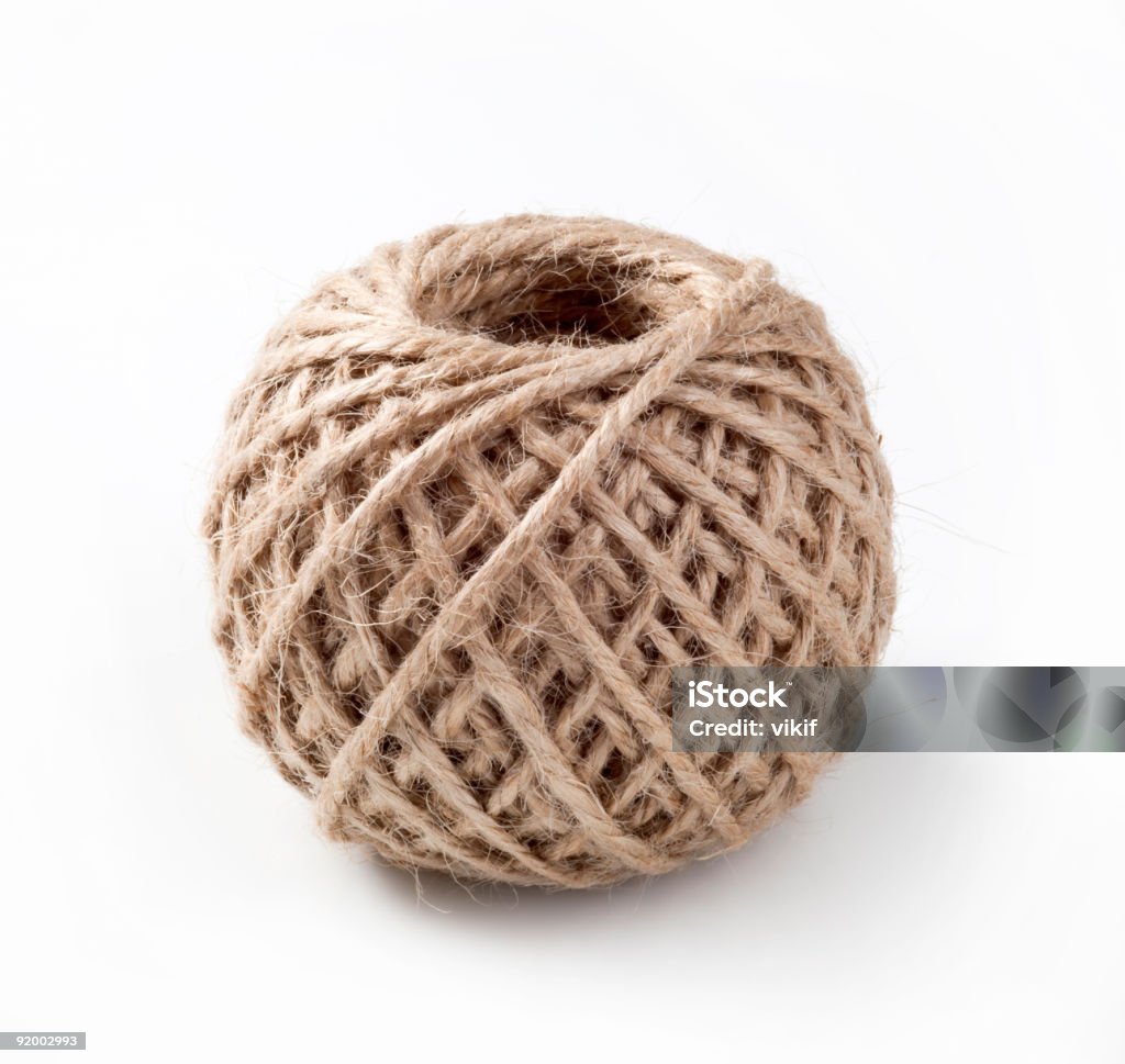 Ball Of Thick String Stock Photo - Download Image Now - Brown, Close-up,  Color Image - iStock
