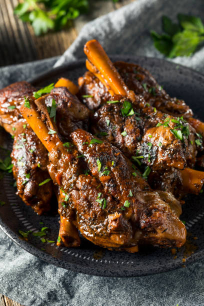 istock Homemade Braised Lamb Shanks 920033482