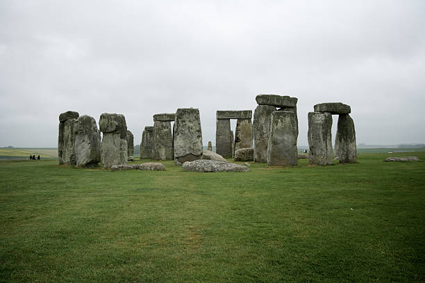 Ancient stonehenge stock photo