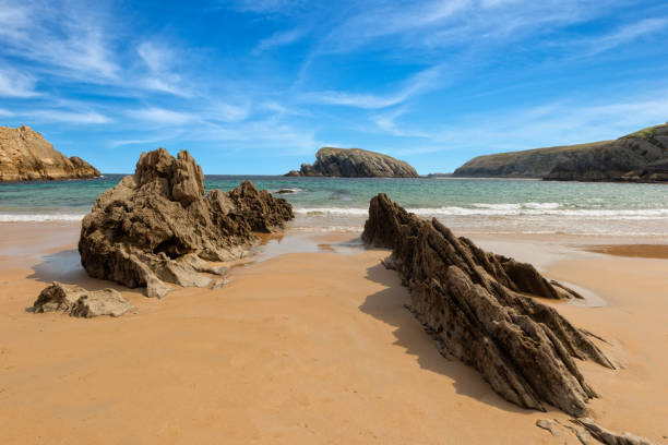 istock The blue beach of Arnia in Cantabria 920040818
