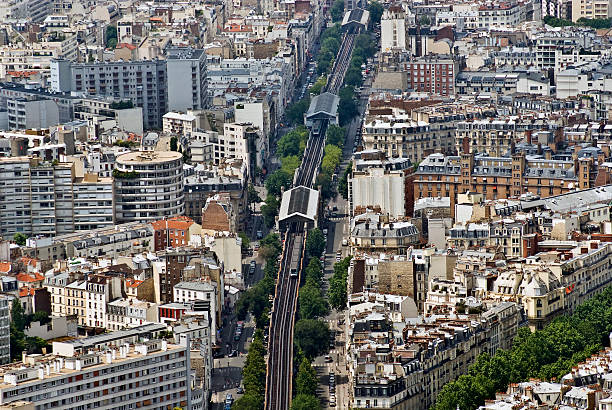 istock Aerial view of Paris 92004191