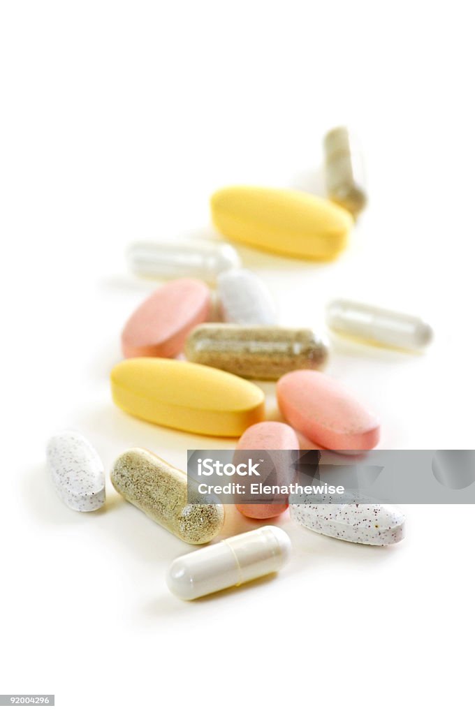 Kombinacja witamin - Zbiór zdjęć royalty-free (Antybiotyk)