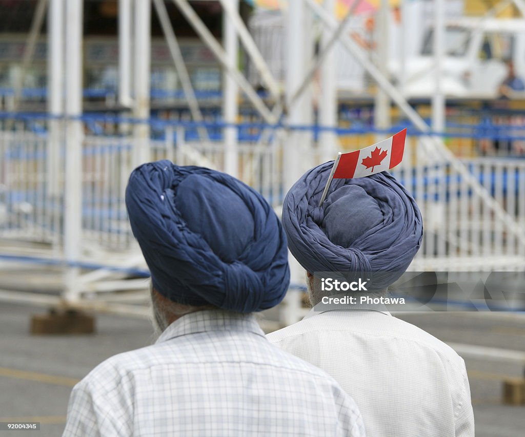 Turbans no Canadá - Royalty-free Homens Foto de stock