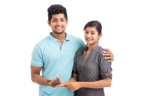 istock Cheerful Indian young couple 920044438