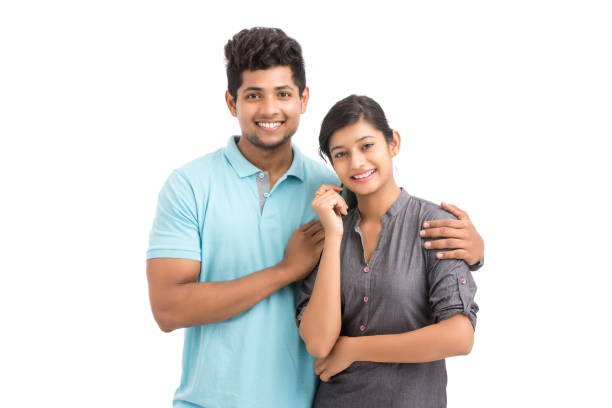 istock Cheerful Indian young couple 920044440