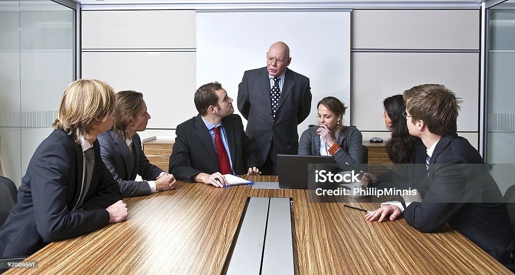 Gestione Meeting - Foto stock royalty-free di Abbigliamento da lavoro