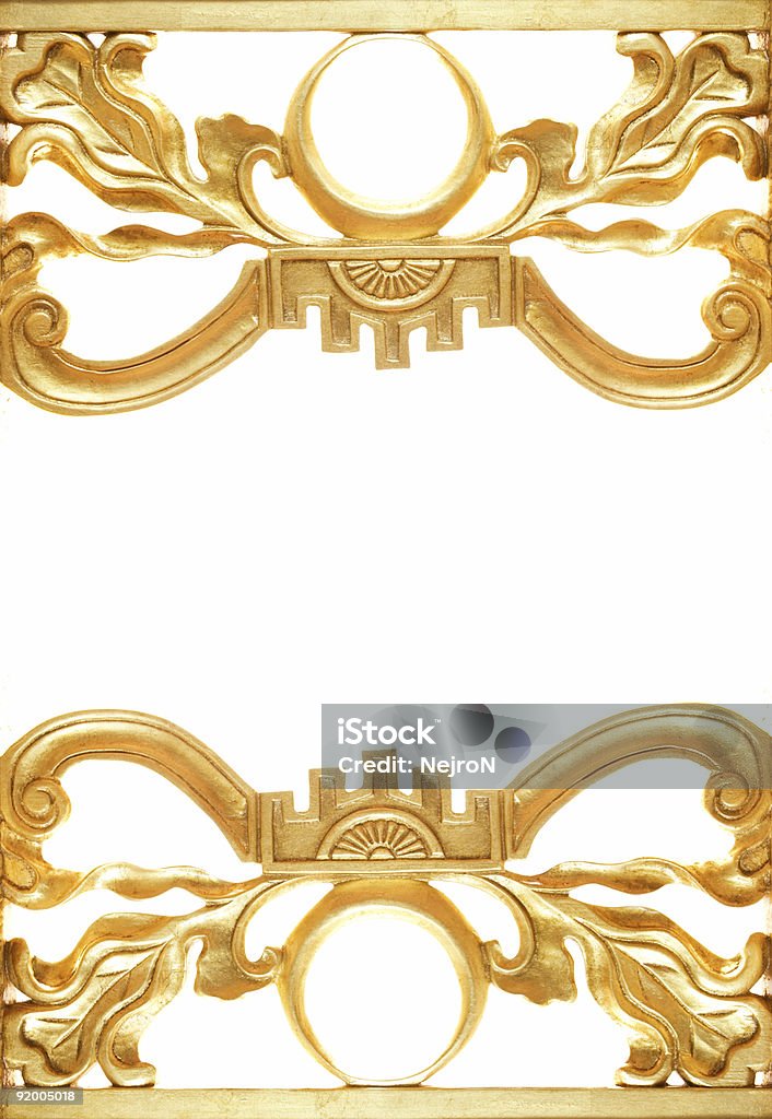 Abstrato dourado fronteira - Foto de stock de Abstrato royalty-free