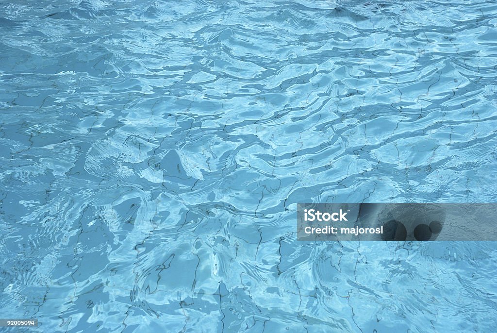 Blaues Wasser im pool - Lizenzfrei Bewässern Stock-Foto