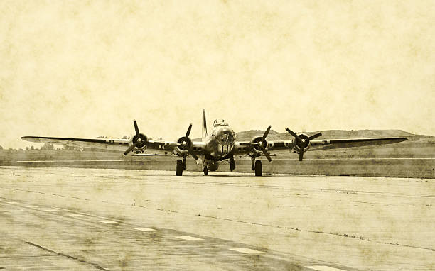 World War II American bomber  airport runway photos stock pictures, royalty-free photos & images