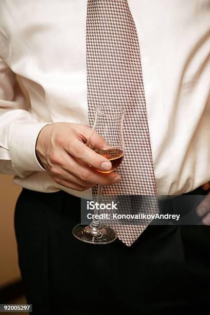 Glass With Cognac Stock Photo - Download Image Now - Adult, Adults Only, Alcohol - Drink
