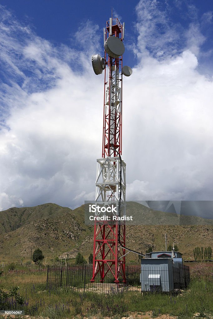 Bas'Émetteur-récepteur de - Photo de Antenne individuelle libre de droits