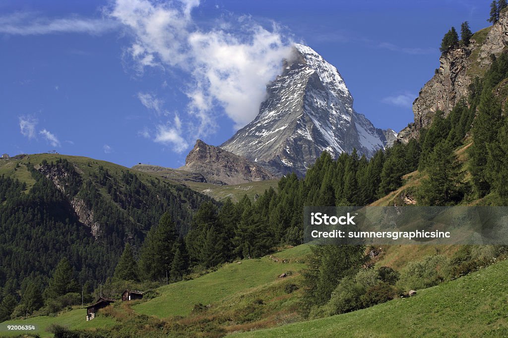 Matterhorn Paisagem - Royalty-free Admirar a Vista Foto de stock