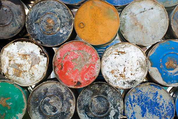 istock Pile of barrels 92006669