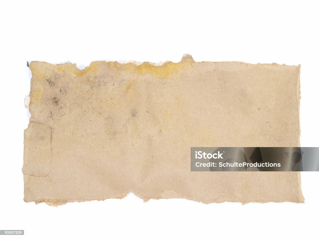 Sinal em branco de papelão - Foto de stock de Amostra de Cor royalty-free