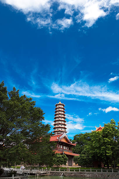 pagoda cinese - fuzhou foto e immagini stock