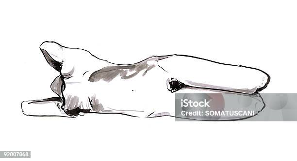 Woman Body Sketch Stock Photo - Download Image Now - Art, Charcoal Drawing, Female Likeness