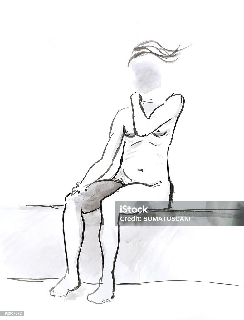 Mulher Desenho de corpo - Foto de stock de Alienígena royalty-free