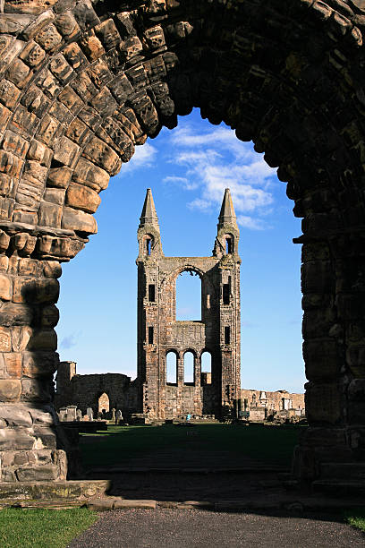 istock St Andrews Cathedral through the arch 92008599