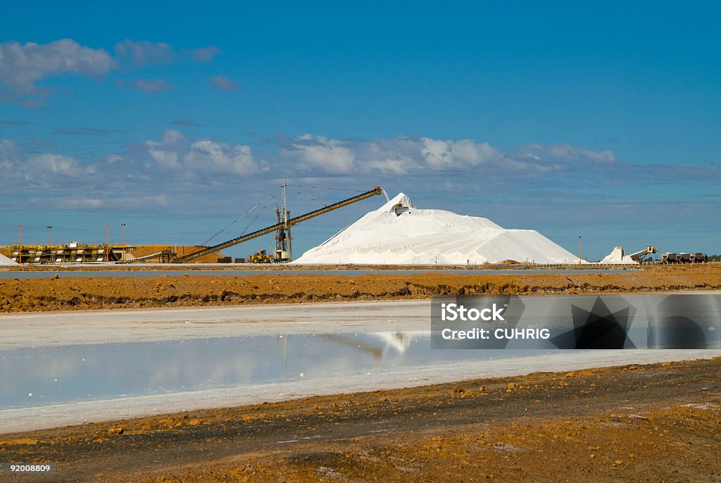 salt mine port hedland  Color Image Stock Photo
