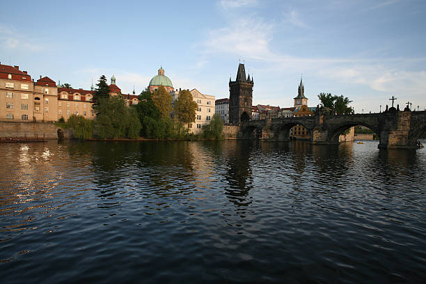 istock Charles Bridge Prague at Dusk Vltava River Czech Republic 92009665