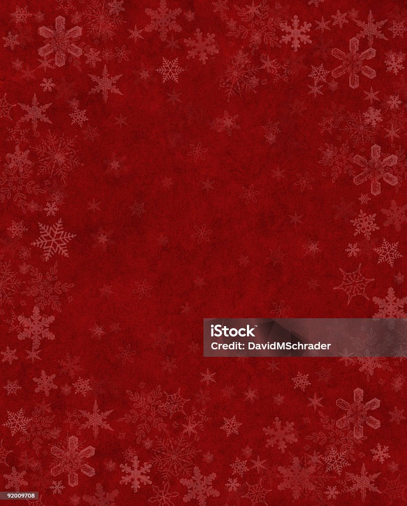 Subtle Snow on Red  Red stock illustration