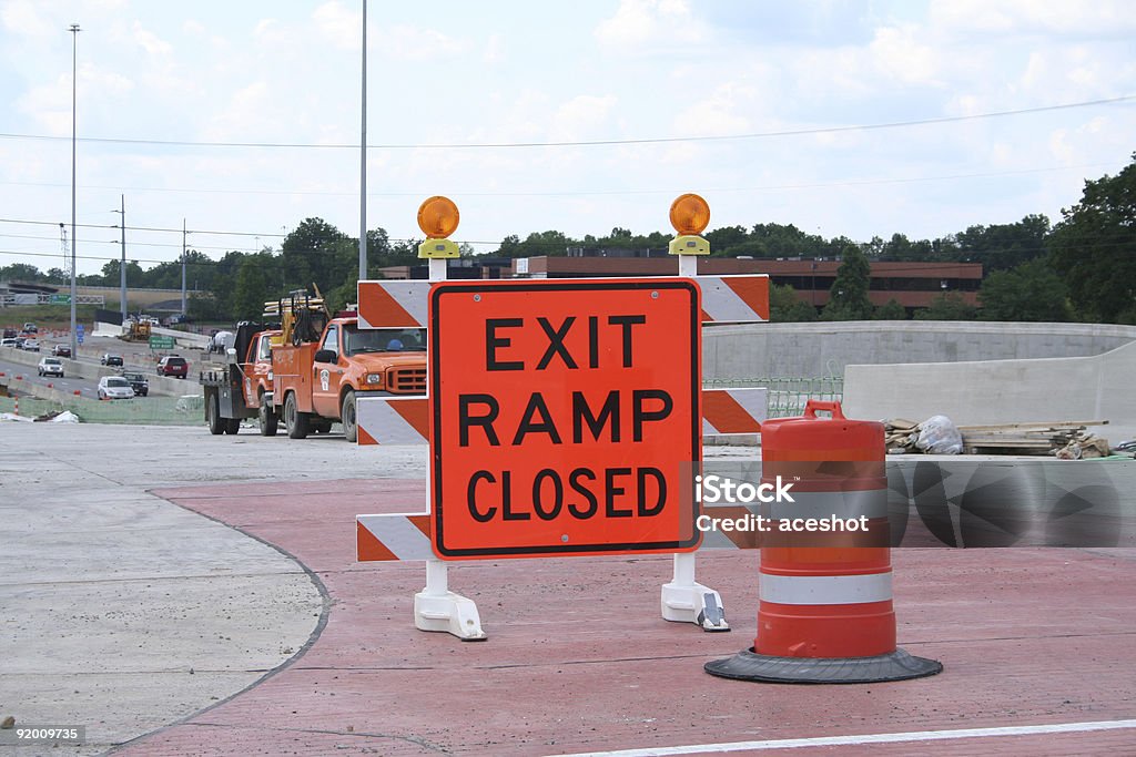 Construcción de carretera - Foto de stock de Cerrado libre de derechos