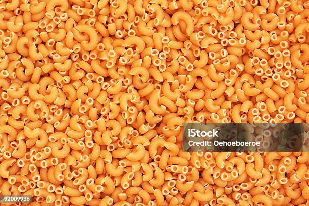 Macaroni Background Stock Photo - Download Image Now - Elbow, Pasta, Raw Food