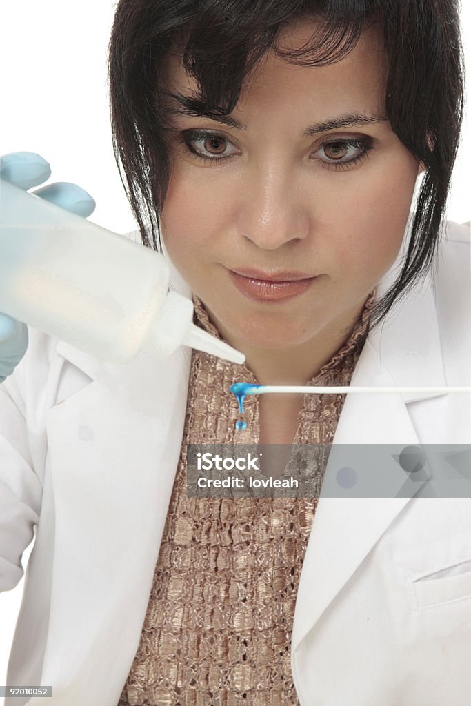 Ciencia forense investigador - Foto de stock de ADN libre de derechos