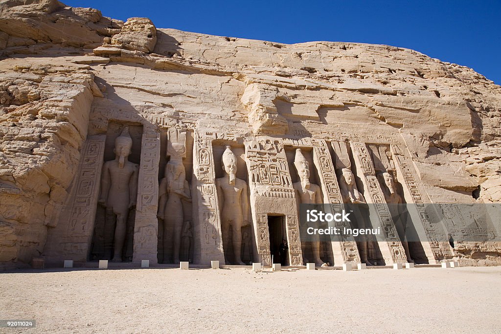 Temple d'Hathor - Photo de Abou Simbel libre de droits