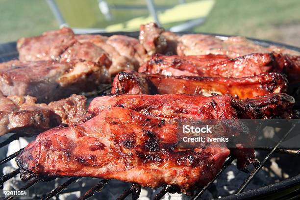 Foto de Comida Chinesa De Verão De Churrasqueira Churrasco De Costeletas De Carneiro e mais fotos de stock de Assado