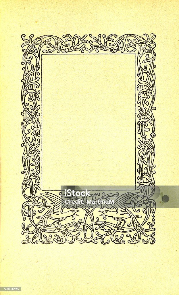 Pagina Vintage libro - Foto stock royalty-free di Antico - Vecchio stile