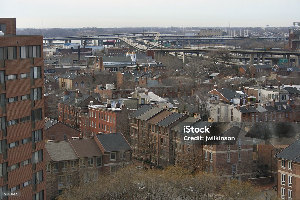 Bairro Vista aérea 3 - Foto de stock de Baltimore - Maryland royalty-free