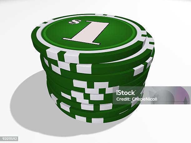 Ein Dollarchips Stockfoto und mehr Bilder von Chance - Chance, Dollarsymbol, Farbbild