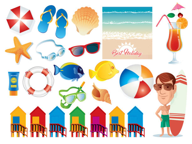 Tropical Beach Huts Illustrations, Royalty-Free Vector Graphics & Clip ...