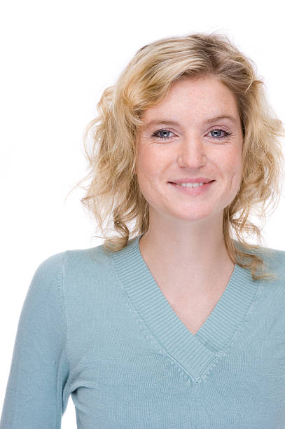 istock Portrait a beautiful and happy caucasian woman 92012241