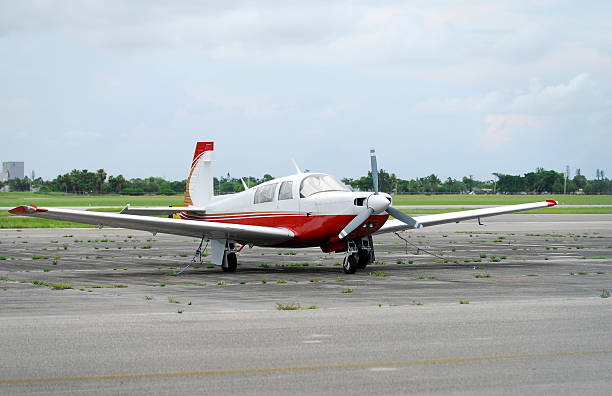 istock Private turboprop aircraft on ground 92012546