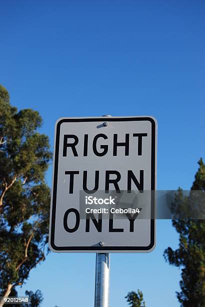 Traffic Directions Stock Photo - Download Image Now - Black Color, Blue, California