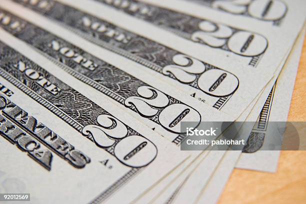 Banconote Da 20 Dollari - Fotografie stock e altre immagini di Abbondanza - Abbondanza, Aperto a ventaglio, Bancone - Attrezzatura per vendita al dettaglio