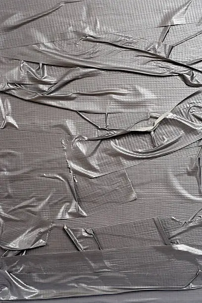 (XXL) A background image of metallic duct tape.  Element image for do-it-yourself applications.