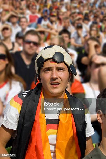 Football Head Fan Stock Photo - Download Image Now - Anthropomorphic, Aspirations, Atmosphere