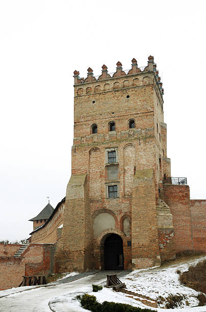 istock Ancient gate and tower, fortress of Lyuborta 92012905